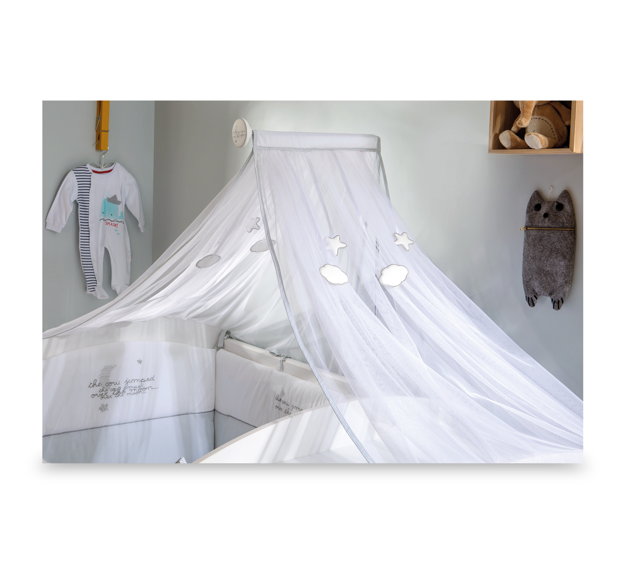 Baby cotton online bed with net