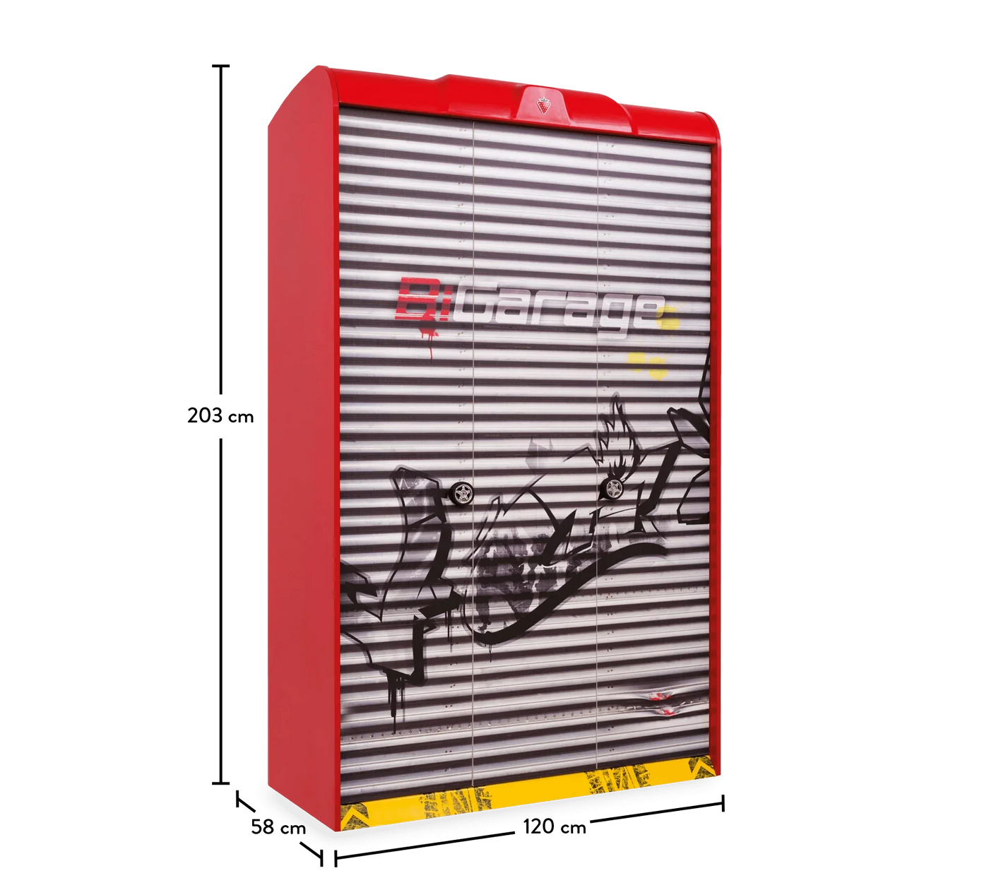 Champion Racer 3 Doors Wardrobe
