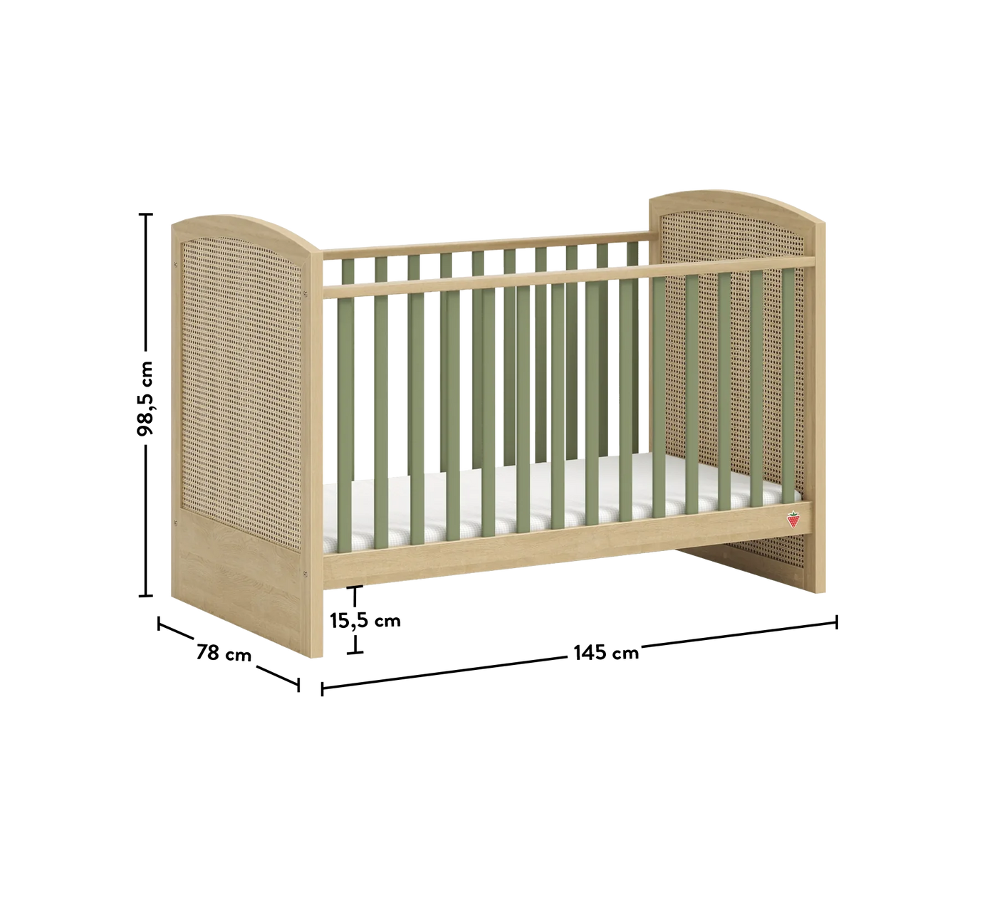 Loof Baby Baby Bed (70x140 cm)