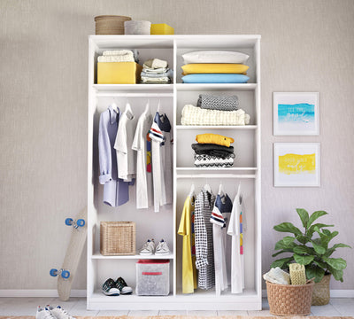 Romantica Small Sliding Wardrobe White