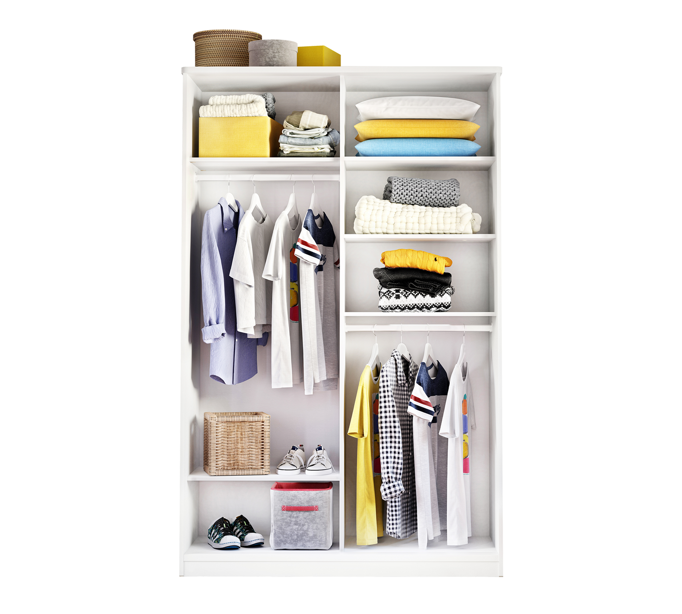 Romantica Small Sliding Wardrobe White