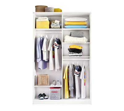 Romantica Small Sliding Wardrobe White