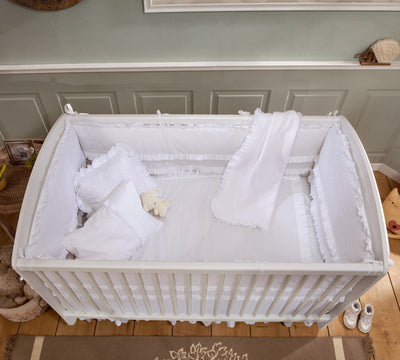 White Swinging Baby Bed [70x130 Cm]