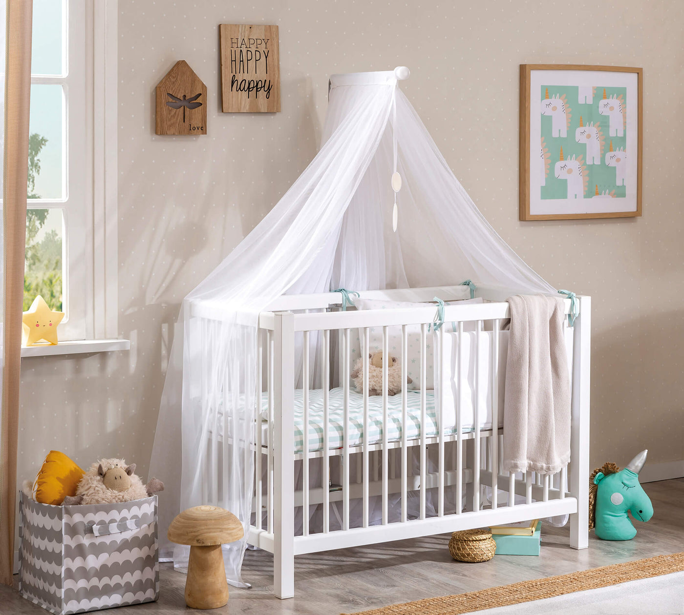 Mini Baby Bed 50x100 Cm White ON ORDER ONLY Cilek Mauritius