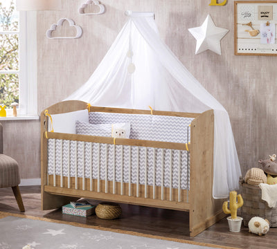 Customary Lift Bed Oak [60x120 Cm]