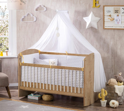 Customary Lift Bed Oak [60x120 Cm]