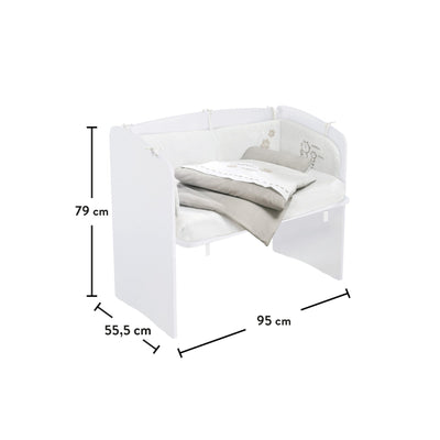Bedside Cot [50x90 Cm] - With Mattress