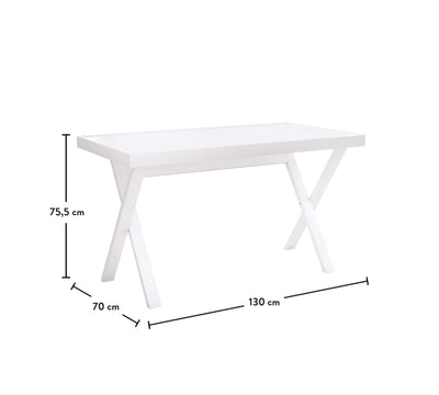 Young Study Desk White - ON ORDER ONLY