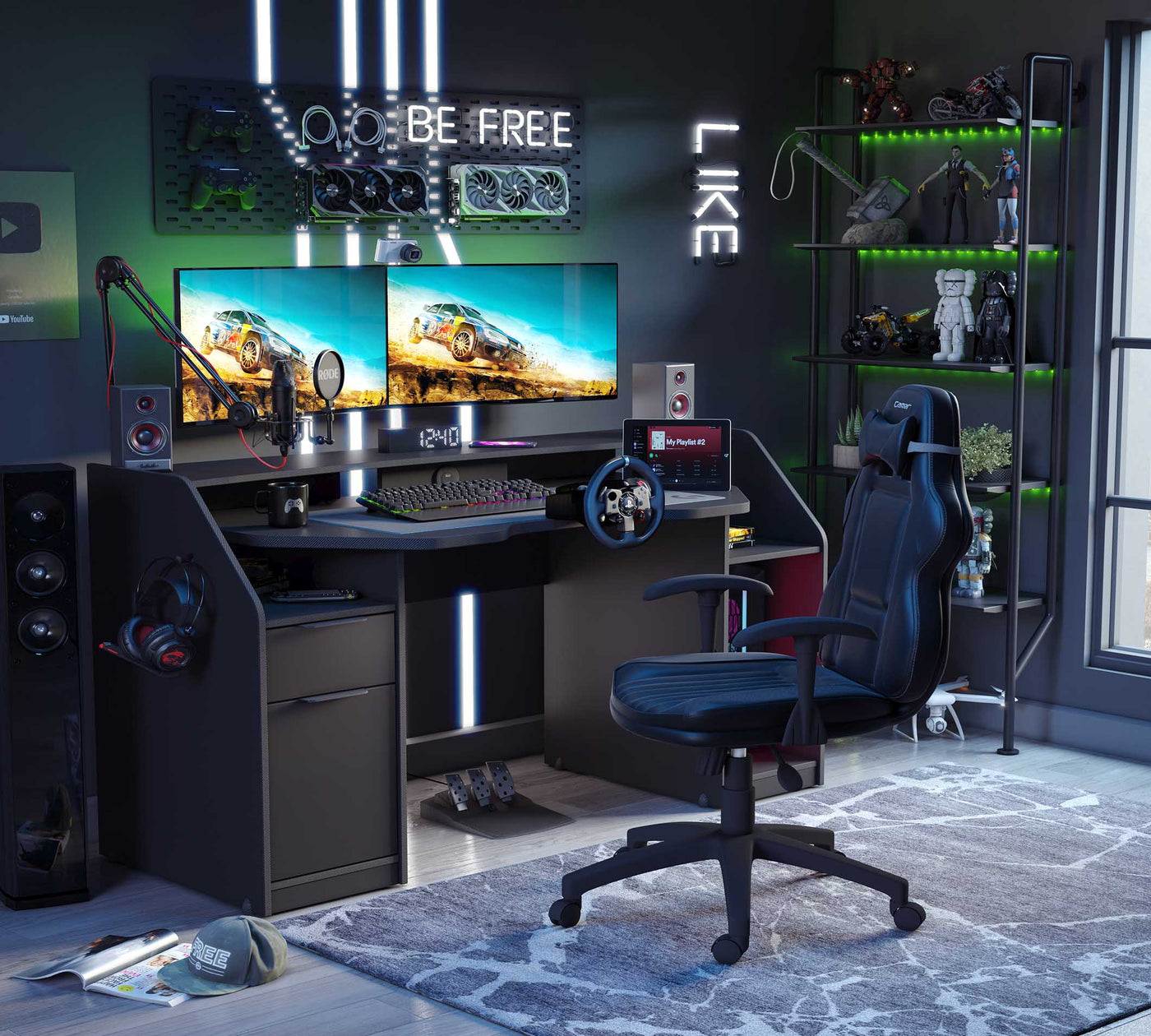 Gaming Masa Siyah