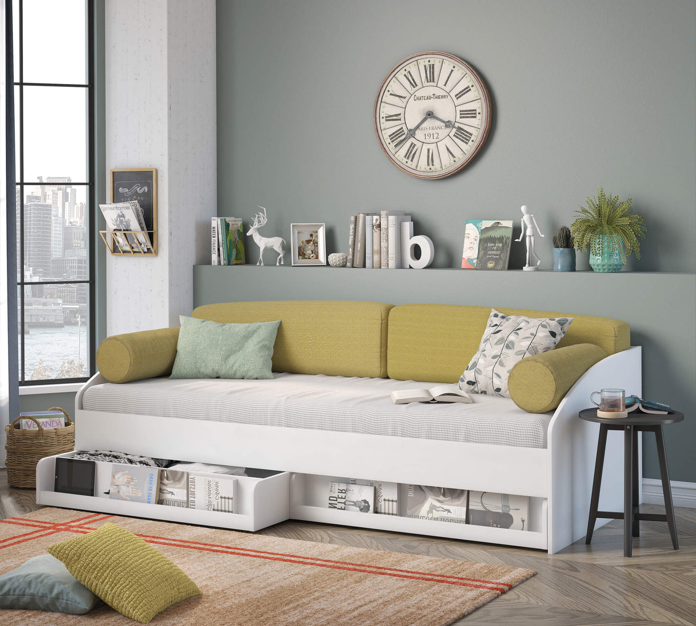 Daybed White [90x200 Cm] - ON ORDER ONLY