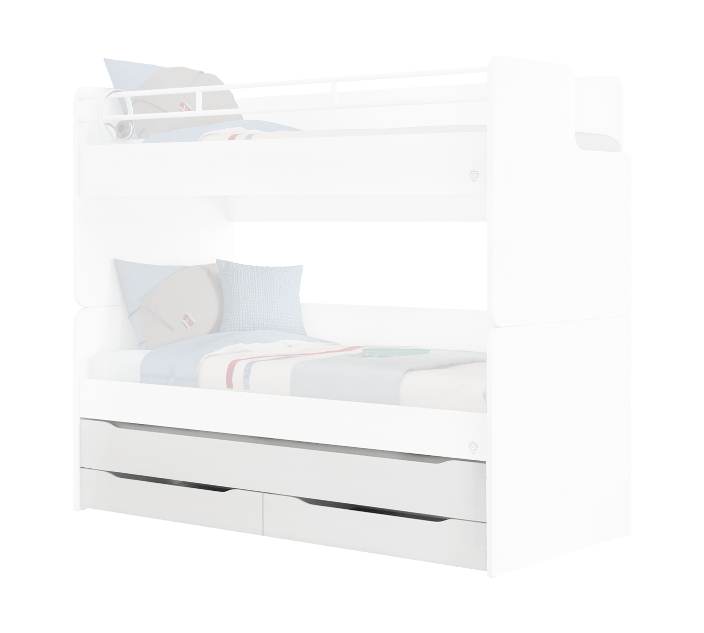 Studio Drawer Pull-out Bed White - ON ORDER ONLY