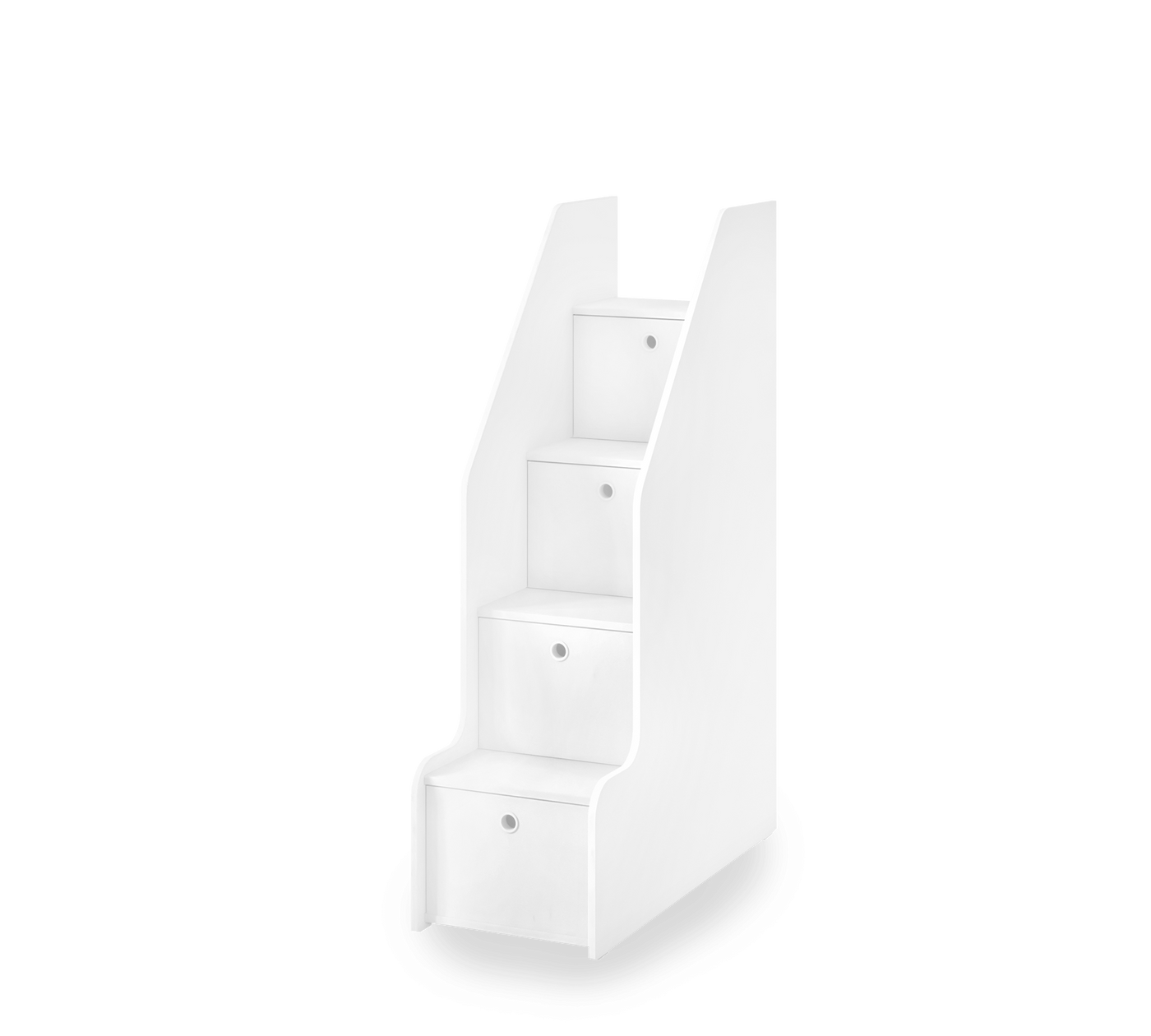 Studio Staircase With Cabinet White - ON ORDER ONLY