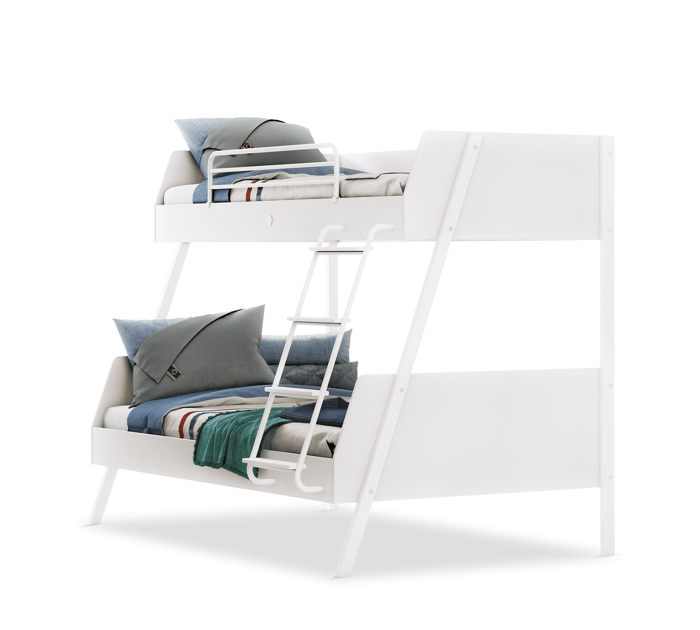 Romantica White Large Bunk Bed [90x200-120x200 Cm] - ON ORDER ONLY