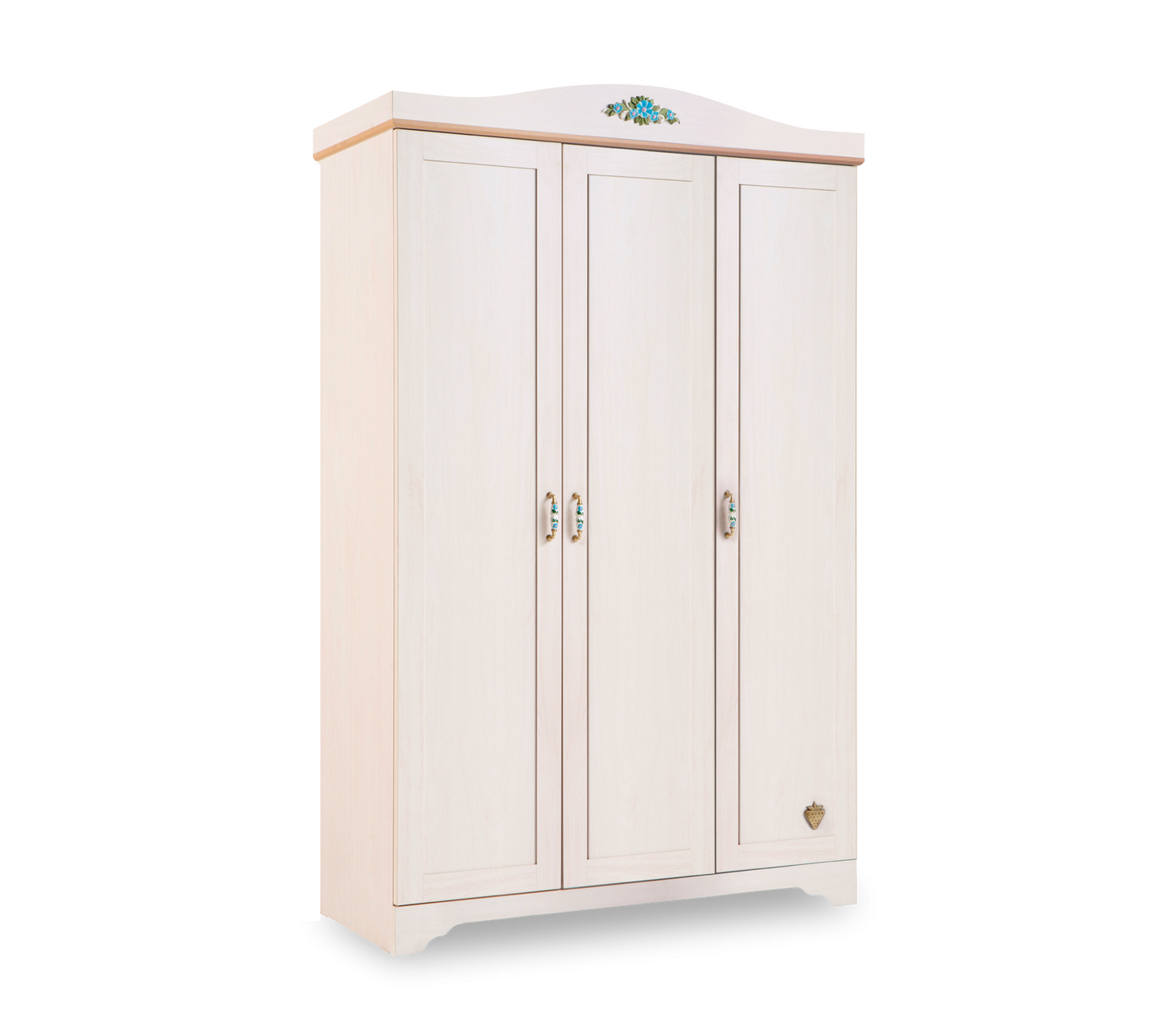 Flower 3 Doors Wardrobe
