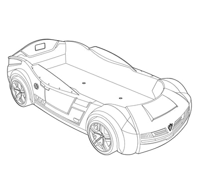 Biturbo Carbed [White] [90x195 Cm]