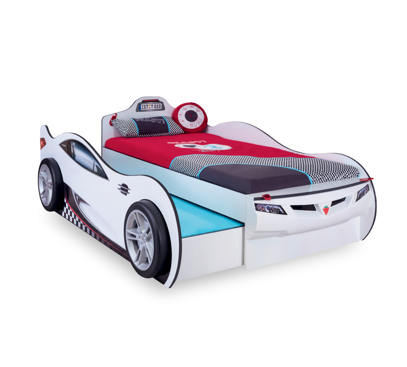 Coupe Carbed [With Friend Bed] [White] [90x190 - 90x180 Cm]