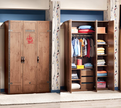 Pirate 3 Doors Wardrobe
