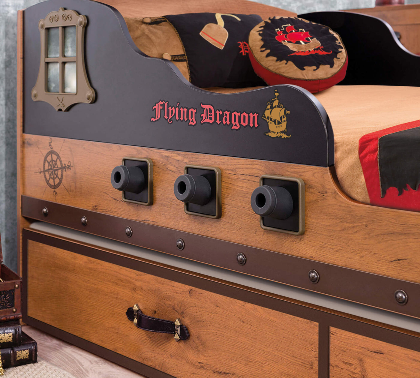 Pirate Ship Bed [S-90x190 Cm] - ON ORDER ONLY