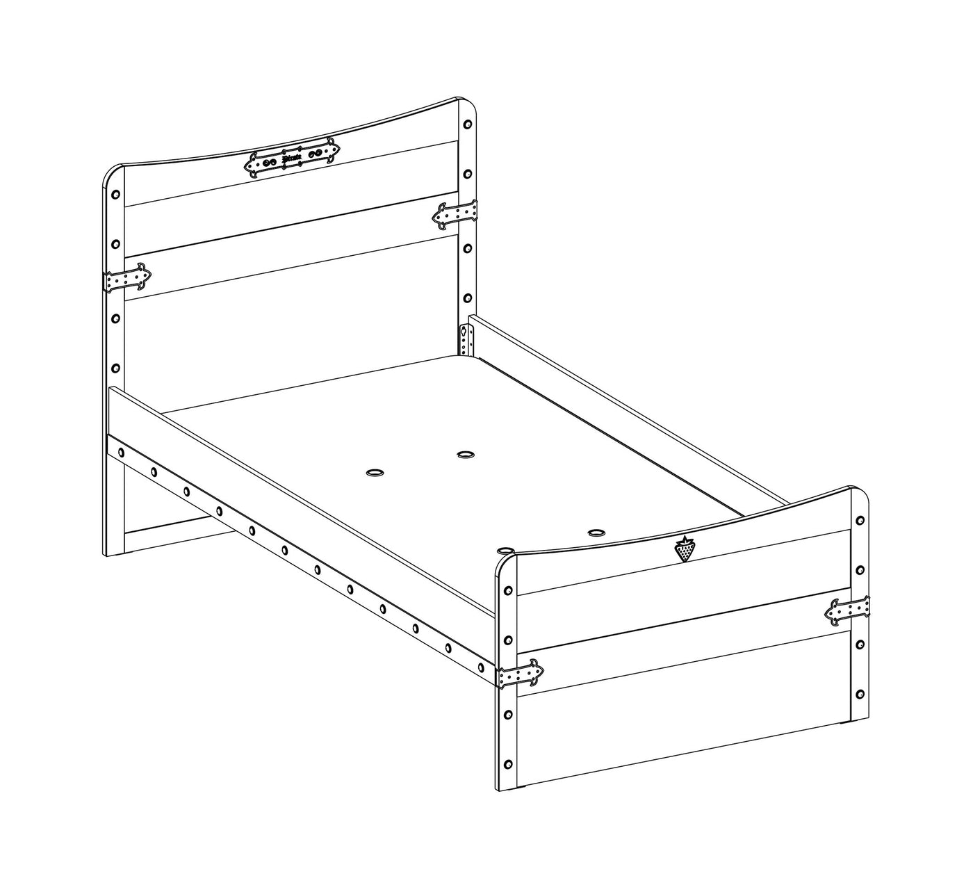 Pirate Bed [120x200 Cm]