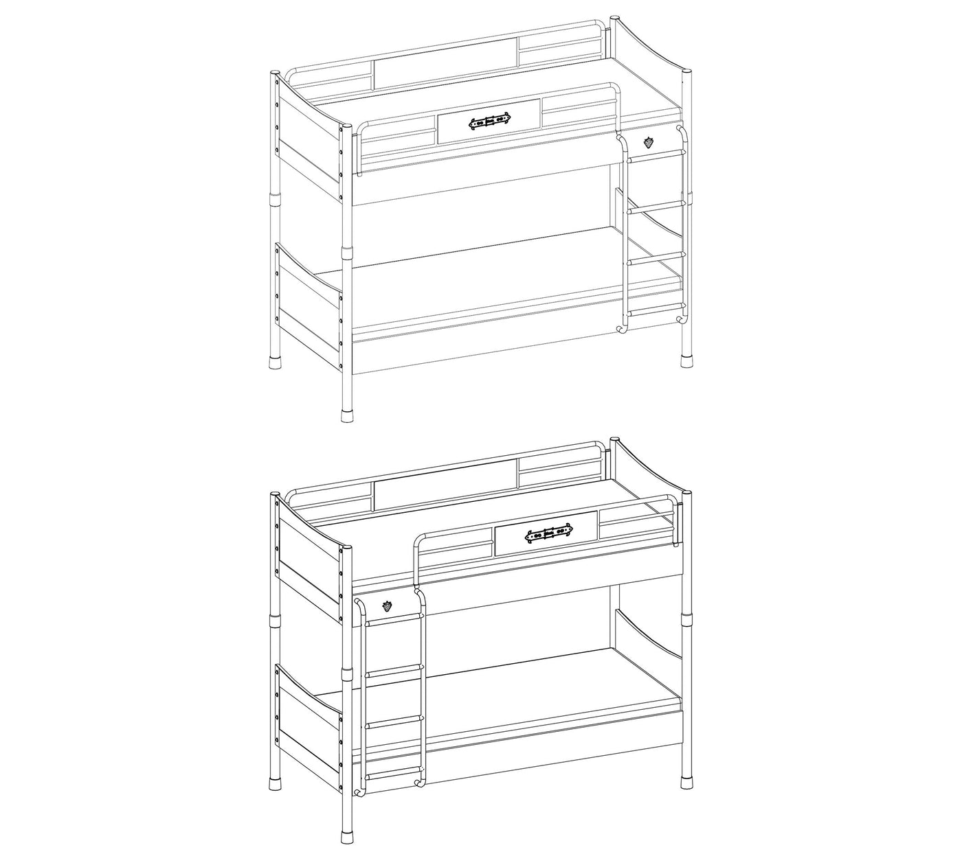 Pirate Bunk Bed [90x200 Cm]