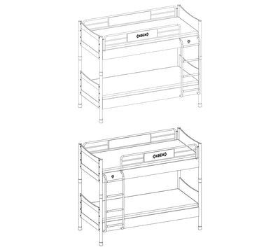 Pirate Bunk Bed [90x200 Cm]
