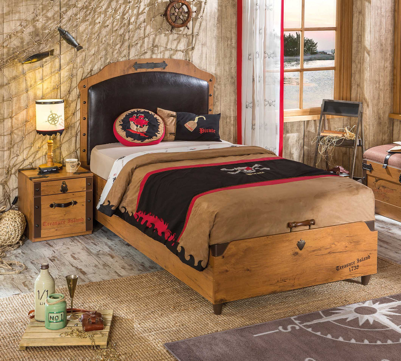 Pirate Bed With Base [100x200 Cm]