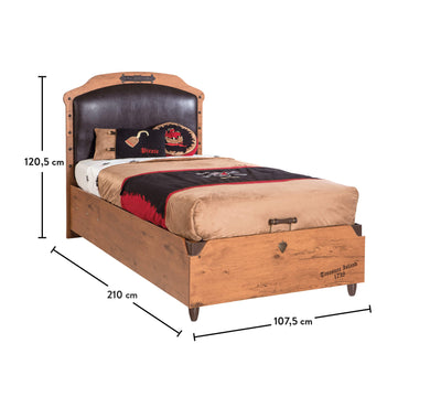 Pirate Bed With Base [100x200 Cm]