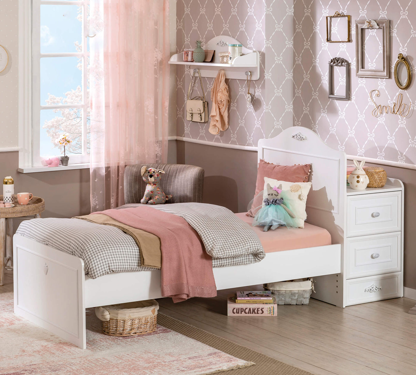 Romantica Convertible Baby Bed [75x160 Cm]
