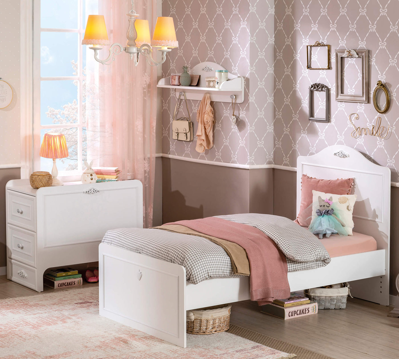 Romantica Convertible Baby Bed [75x160 Cm]