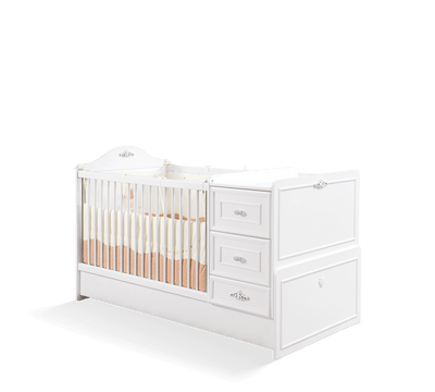 Romantica Convertible Baby Bed [75x160 Cm]