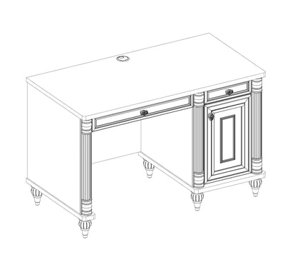 Romantic Study Desk