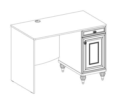 Romantica Study Desk