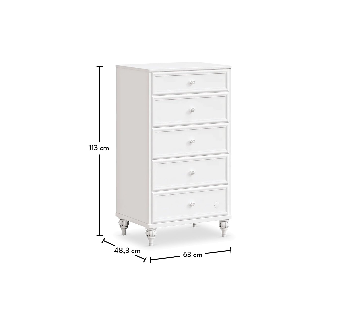 Romantica Tall Dresser