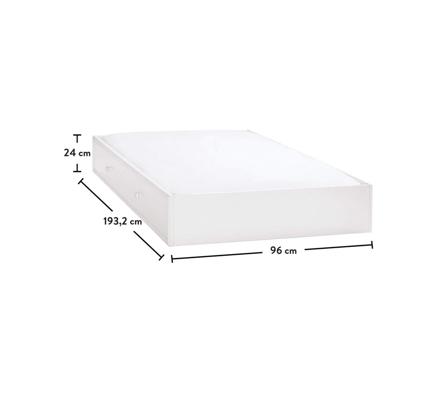 Romantic Pull-out Bed [90x190 Cm] - ON ORDER ONLY