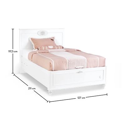 Romantica Bed With Base [120x200 Cm] - ON ORDER ONLY