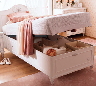 Romantic Bed With Base [100x200 Cm] - ON ORDER ONLY