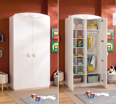 Baby Cotton Sl 2 Doors Wardrobe