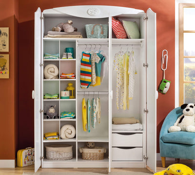 Baby Cotton Sl 3 Doors Wardrobe - ON ORDER ONLY