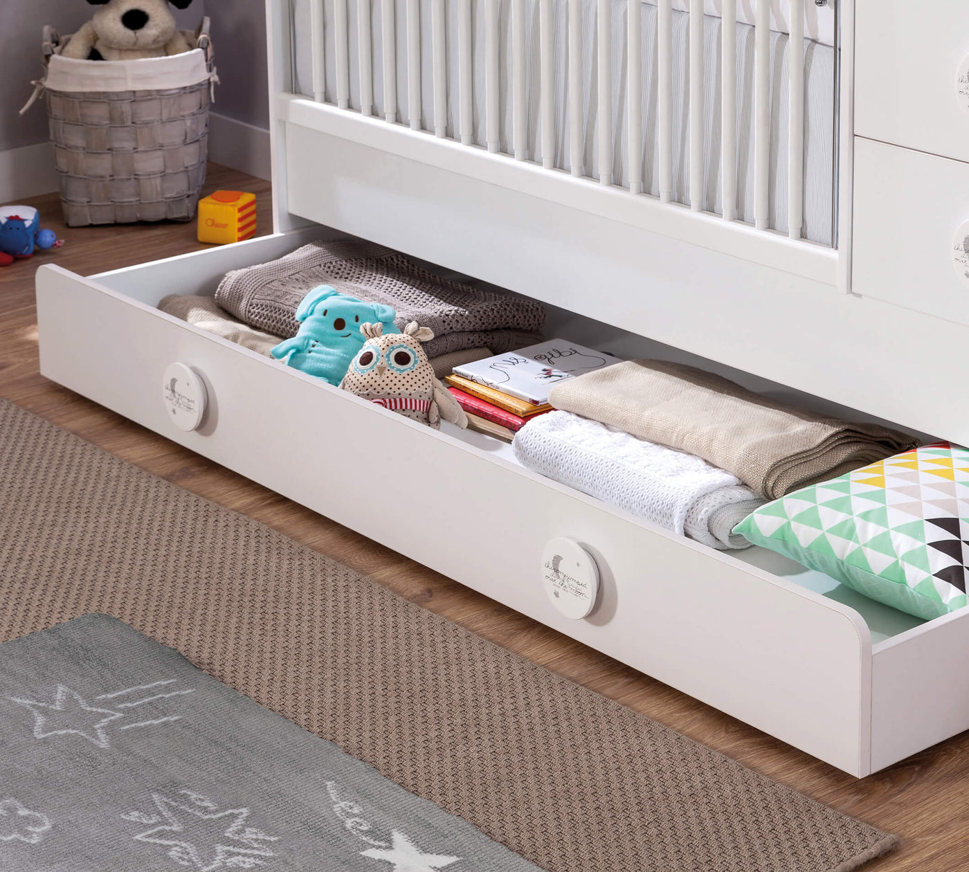Baby Cotton Sl Convertible Baby Bed [With Parent Bed] [80x180 Cm]