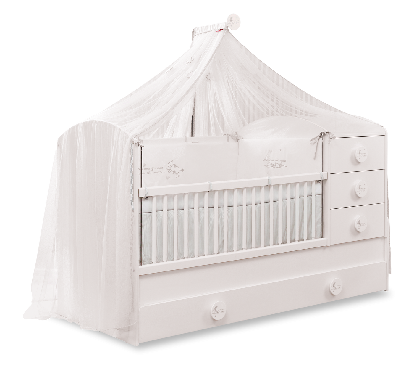 Baby Cotton Sl Convertible Baby Bed [With Parent Bed] [80x180 Cm]