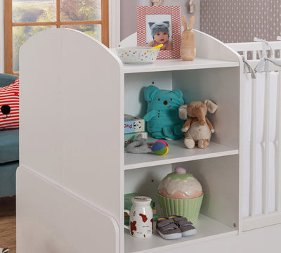 Baby Cotton Sl Convertible Baby Bed [With Parent Bed] [80x180 Cm]