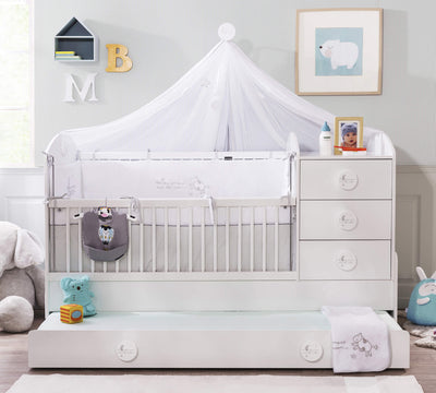 Baby Cotton Sl Growing Baby Bed (With Parent Bed) (80x180 cm)