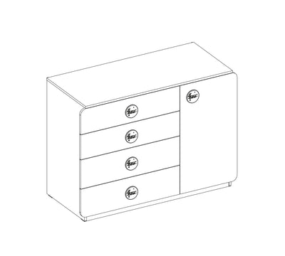 Baby Cotton Large Dresser