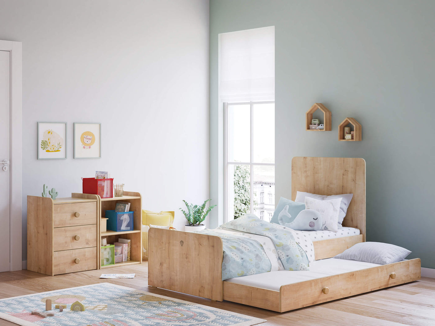 Mocha Convertible Baby Bed [With Parent Bed] [80x180 Cm]