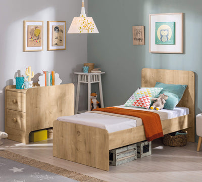 Mocha St Convertible Baby Bed [75x160 Cm] - ON ORDER ONLY