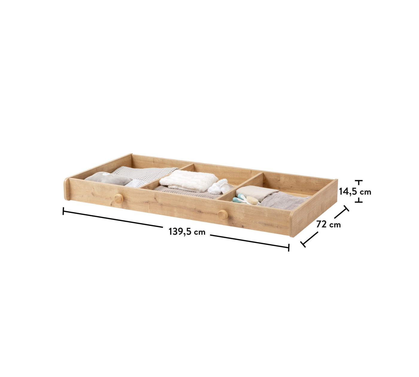 Mocha Baby Pull-out Drawer Wheeled - ON ORDER ONLY