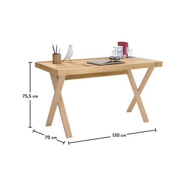 Young Study Desk Oak - ON ORDER ONLY