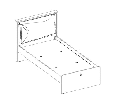 Mocha Bed [120x200 Cm]
