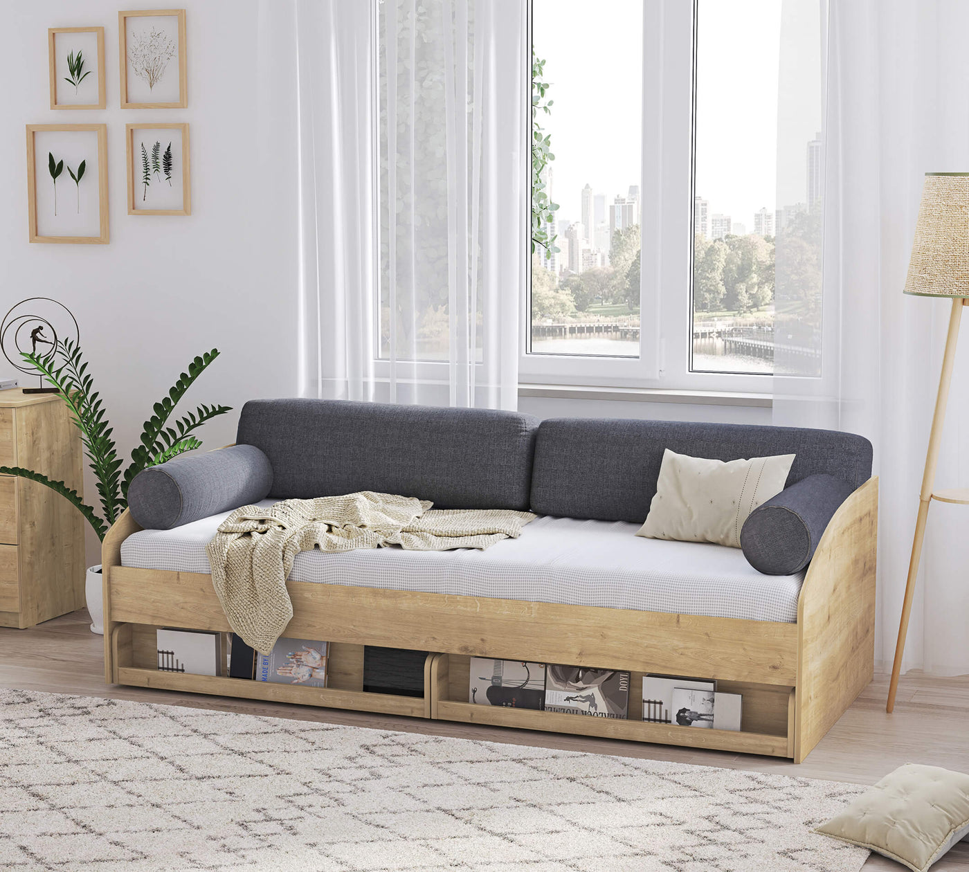 Daybed Drawer Oak