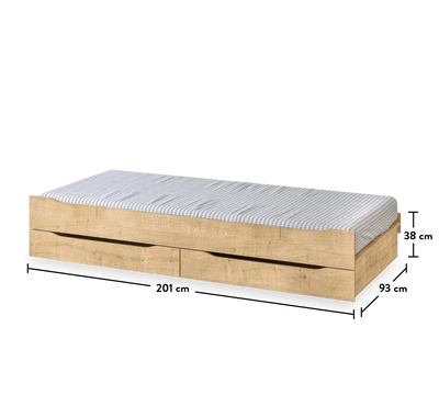 Mocha Studio Drawer Pull-out Bed [90x200 Cm] - ON ORDER ONLY